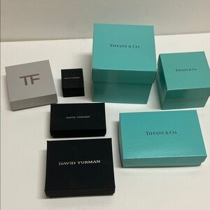 Tiffany &, Tom Ford boxes